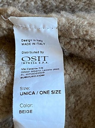 Jersey beige 23% lana