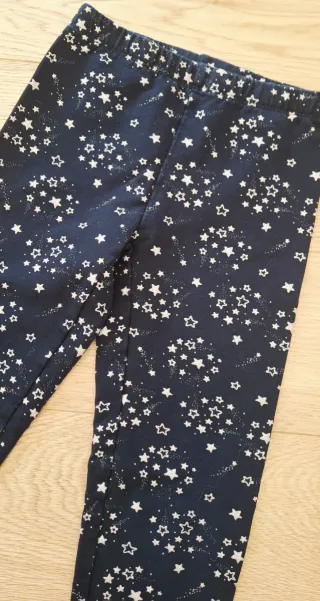Leggings Blukids bambina 6 anni fantasia stelle