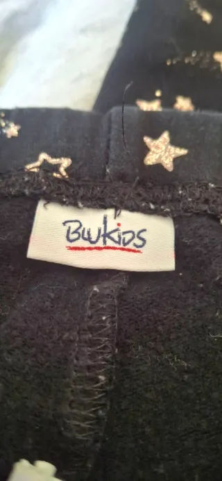 Leggings Blukids bambina 6 anni fantasia stelle