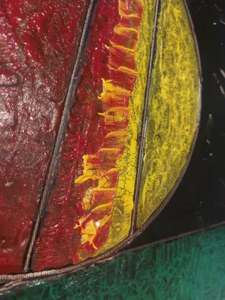 Quadro astratto materico Ferran 2023