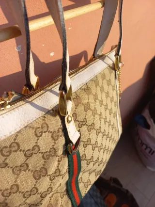 Borsa Gucci Beige Multicolor