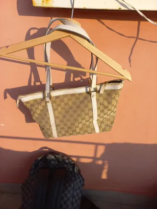 Borsa Gucci Beige Multicolor