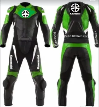 Traje de moto 2 piezas Kawasaki