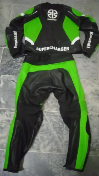 Traje de moto 2 piezas Kawasaki