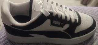 Zapatillas Puma Caven Negras y Blancas