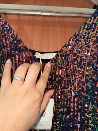 Vestito elegante paillettes