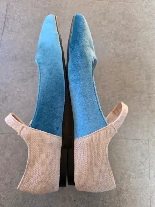 Ballerine Mary Jane donna velluto