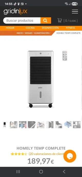 Torre de frío y calor Gridinlux