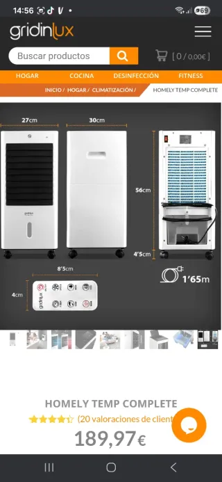 Torre de frío y calor Gridinlux