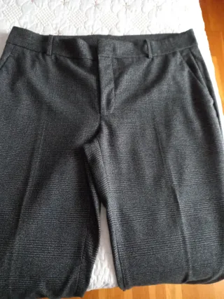 Pantalón de cuadros Zara mujer
