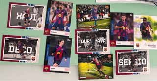 Colección Cartas FC Barcelona Topps