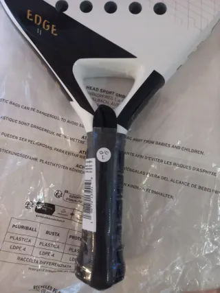 Pala de pádel Head Edge II blanca