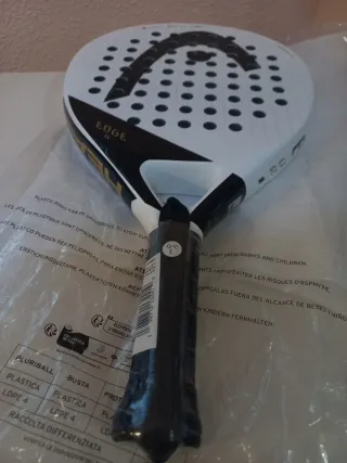 Pala de pádel Head Edge II blanca