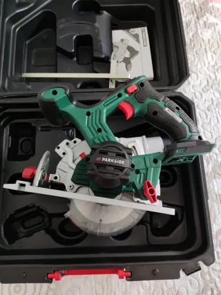 Sierra Circular Parkside 20V Batería