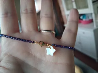 Braccialetto tennis cristalli blu e viola