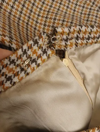 Gonna Pied de Poul Vintage Anni 70