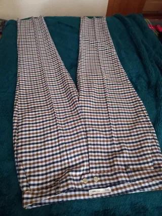 Pantalones de cuadros mujer