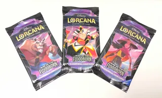 LORCANA: ¡Lote de 3 sobres RISE OF THE FLOODBORN!