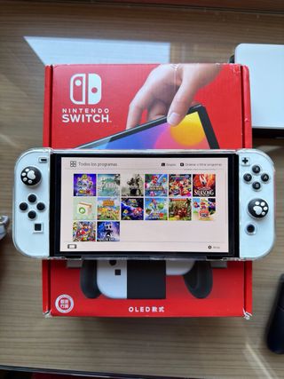 Nintendo Switch OLED Blanca +100 juegos