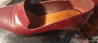 Zapatos Massimo Dutti rojos tacón