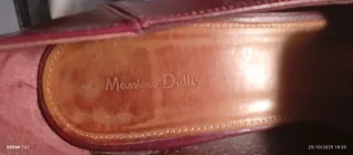 Zapatos Massimo Dutti rojos tacón