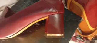 Zapatos Massimo Dutti rojos tacón