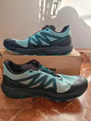 Salomon Pulsar Trail Zapatillas Running Turquesa