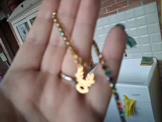 Braccialetto tennis pietre colorate con charm renn