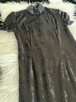 Vestido estilo asiático negro