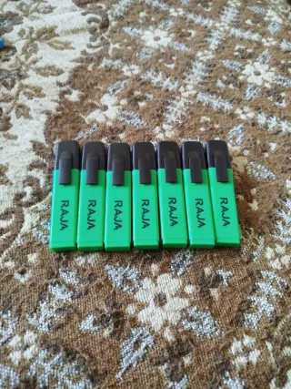 Subrayadores Raja Verdes (7 unidades)
