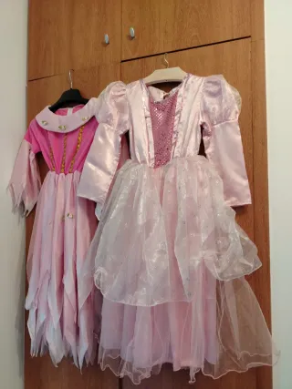Vestido de Princesa Rosa Niña