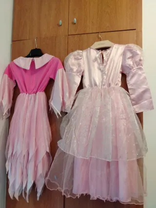 Vestido de Princesa Rosa Niña