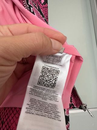 Giacca Guess donna pelle rosa pitone