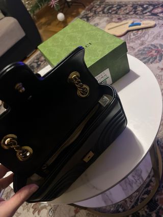 Borsa Gucci Marmont Nero Dorato