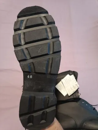 Botas militares beige/verde oliva