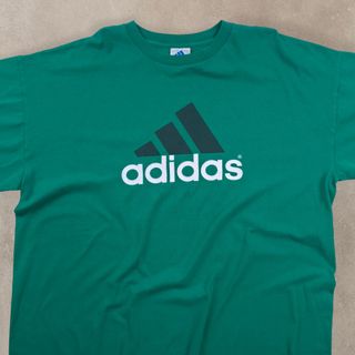 Vintage Adidas Logo Tee | 90s Sportswear USA Made