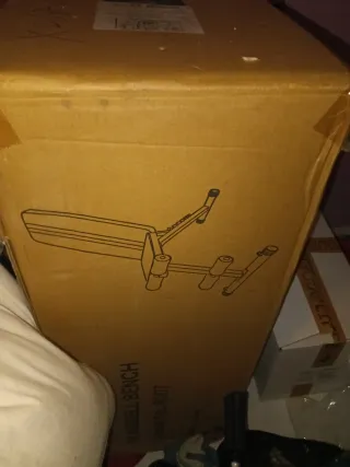 Banco musculación barra z y discos y mancuernas 15