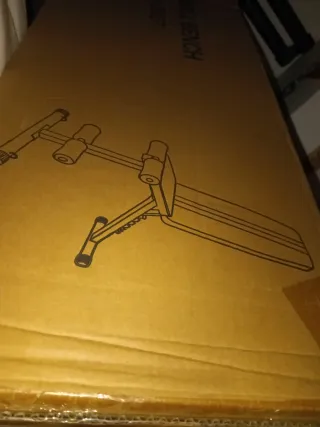 Banco musculación barra z y discos y mancuernas 15