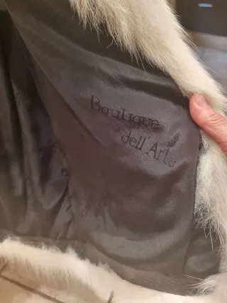 Smanicato pellicea con inserito  pelle  ,tg S/M