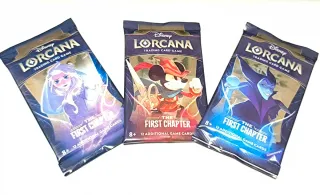 LORCANA: ¡Lote de 3 sobres de THE FIRST CHAPTER!
