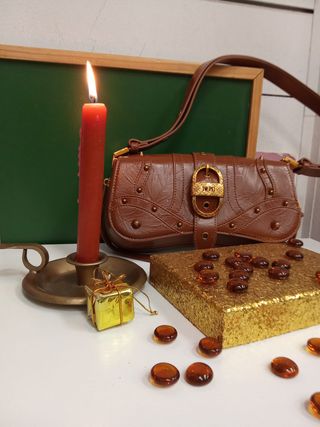 Bolso JW Pei piel marrón