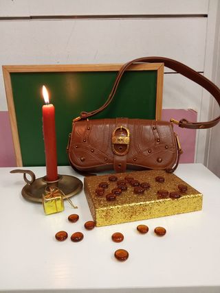 Bolso JW Pei piel marrón