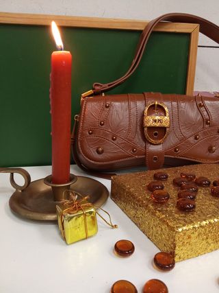 Bolso JW Pei piel marrón