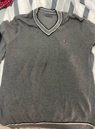 Jersey Tommy Hilfiger Gris V-Neck