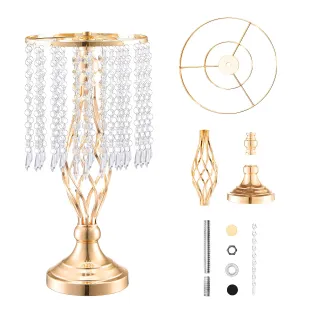 Supporto per Fiori da Matrimonio in Cristallo 43cm