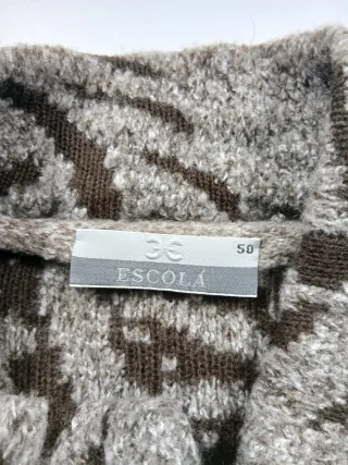 Chaqueta Punto Escola Lana Merino Talla 50