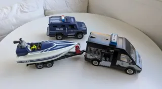 Lote Playmobil Policía y Helicóptero De todo tipos