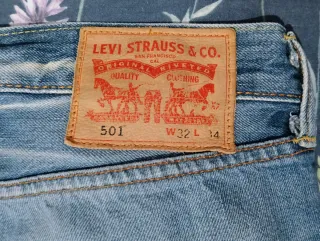Levi's 501 W32 L34 vintage efecto gastado