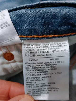 Levi's 501 W32 L34 vintage efecto gastado