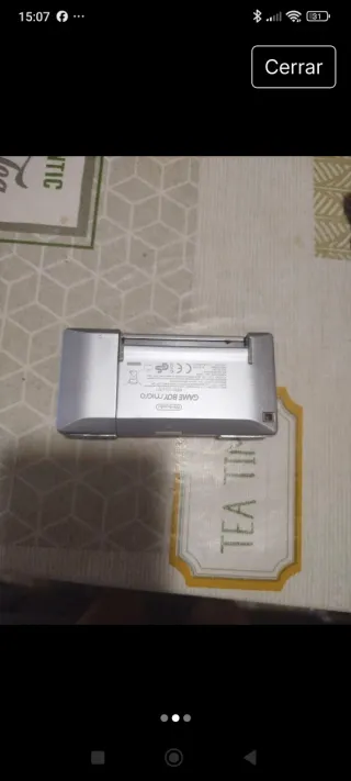 Nintendo Game Boy Micro Plata